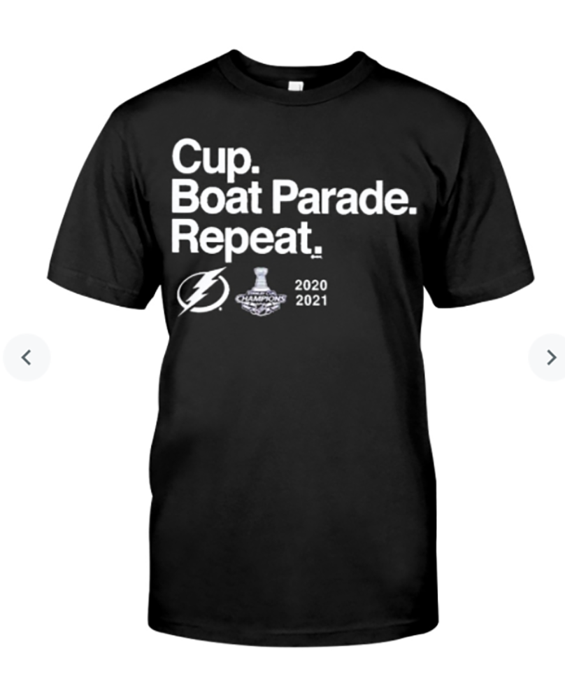Cup boat parade repeat t shirt