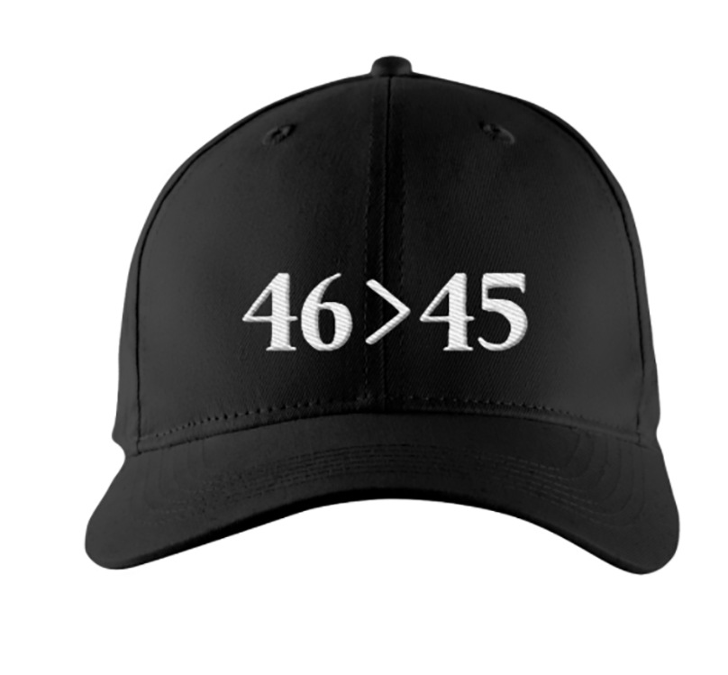 46 is greater than 45 hat