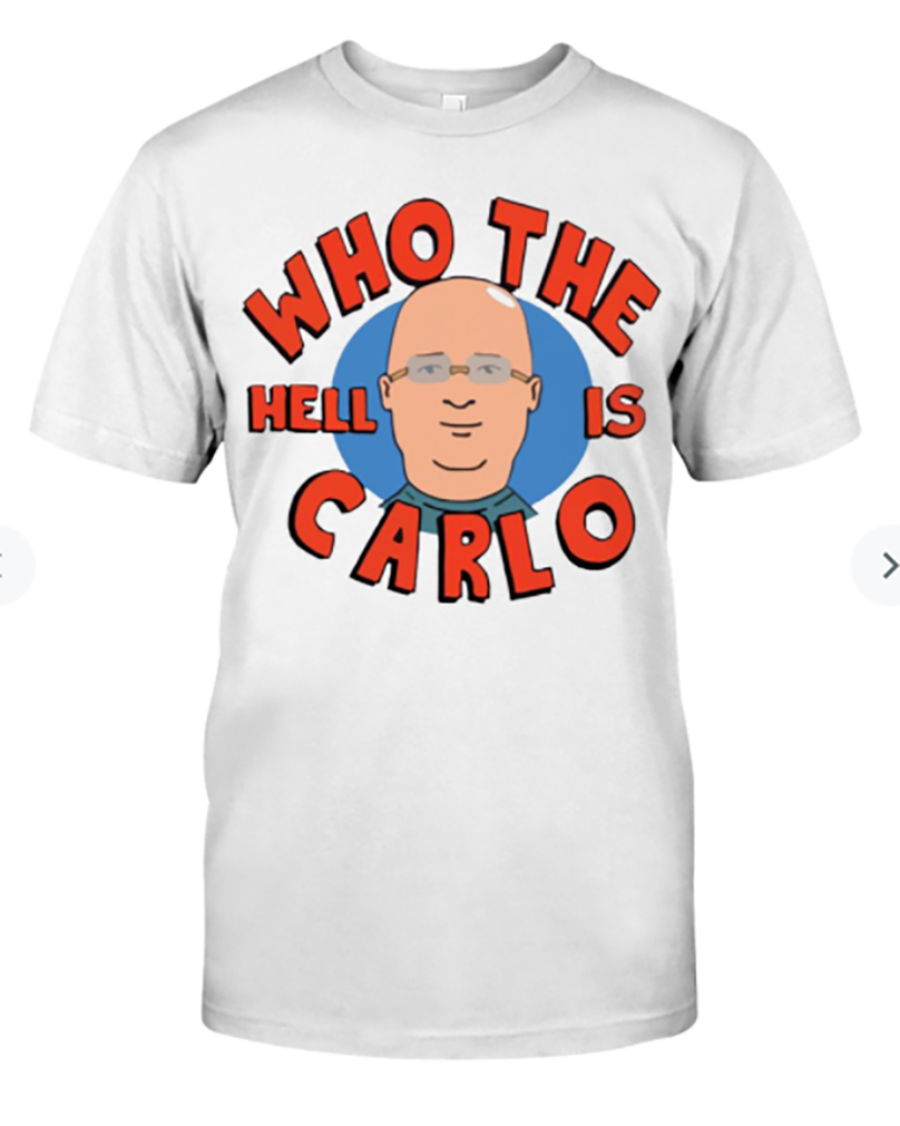 Who The Hell Is Carlo Shirt