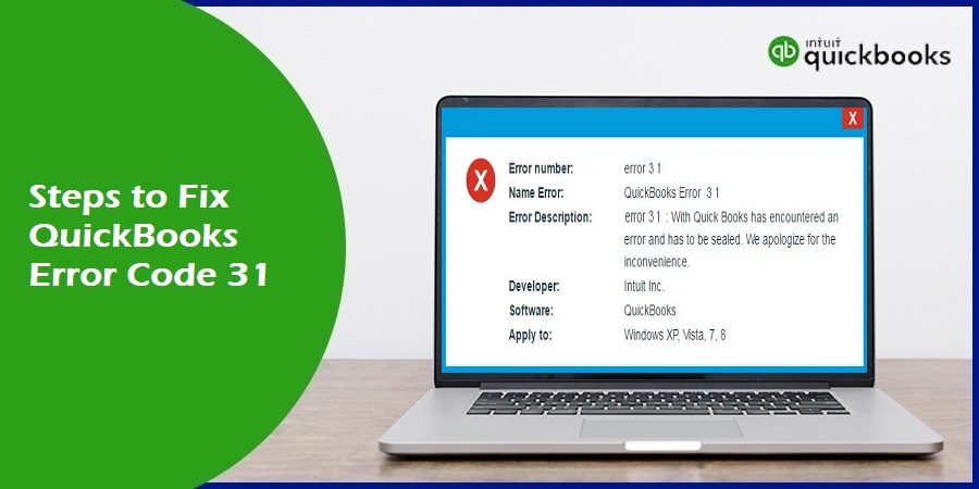 How to Resolve QuickBooks Error Code 31?