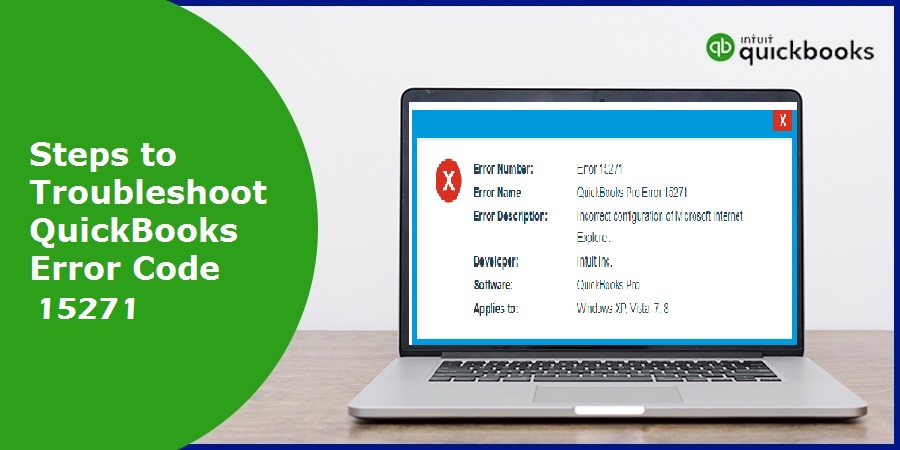 Fix QuickBooks Error 15271 (Payroll Maintenance & Update Error)