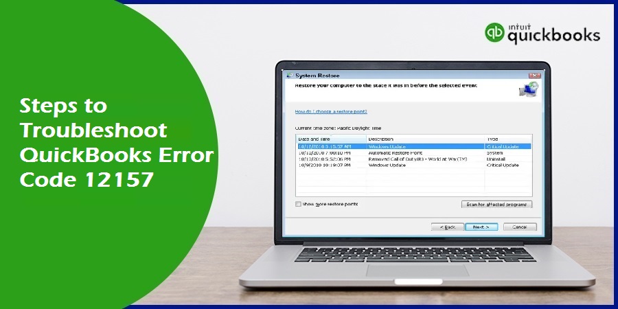 How to Fix QuickBooks Error Code 12157?