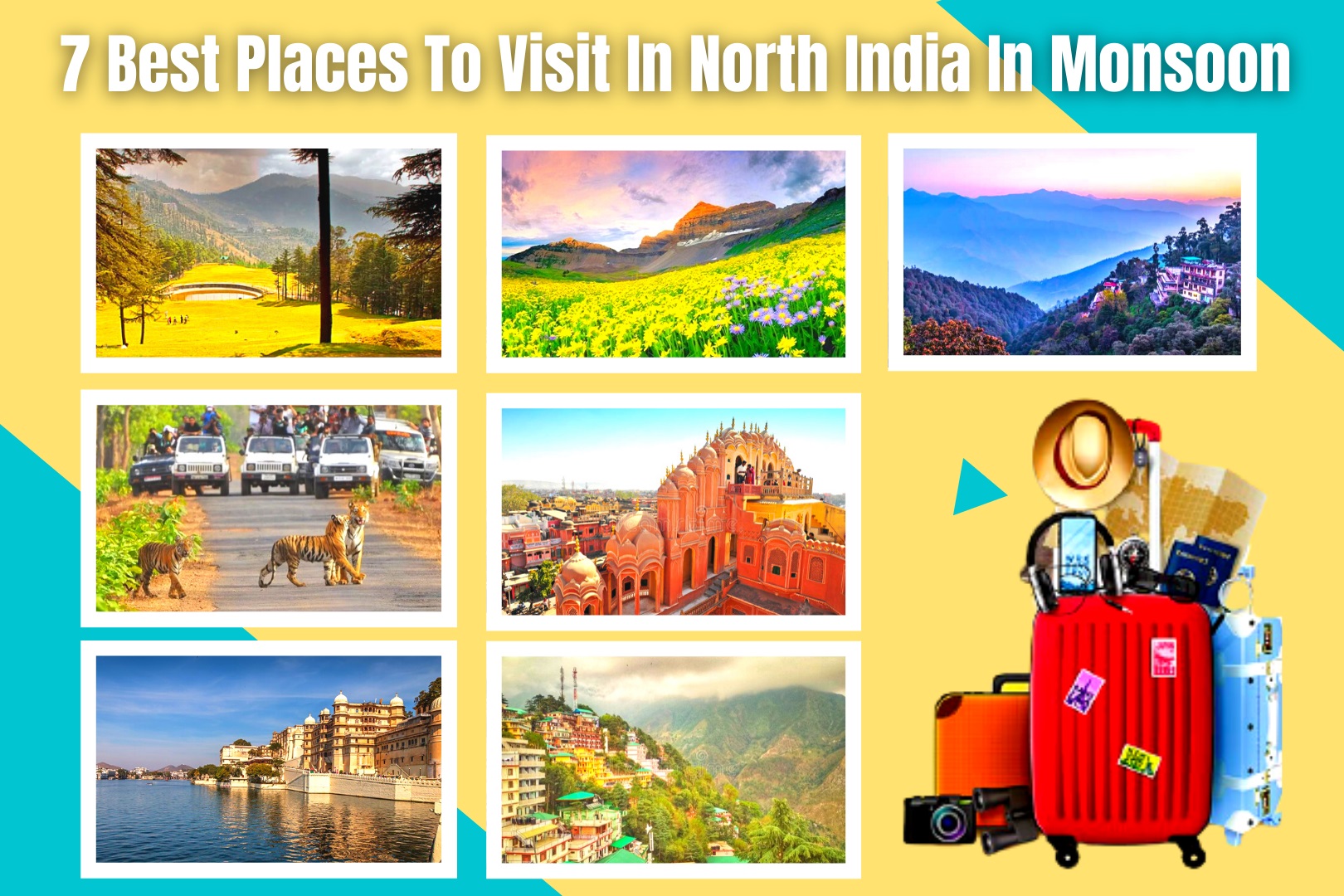 7 best places to visit in North India during monsoon Season