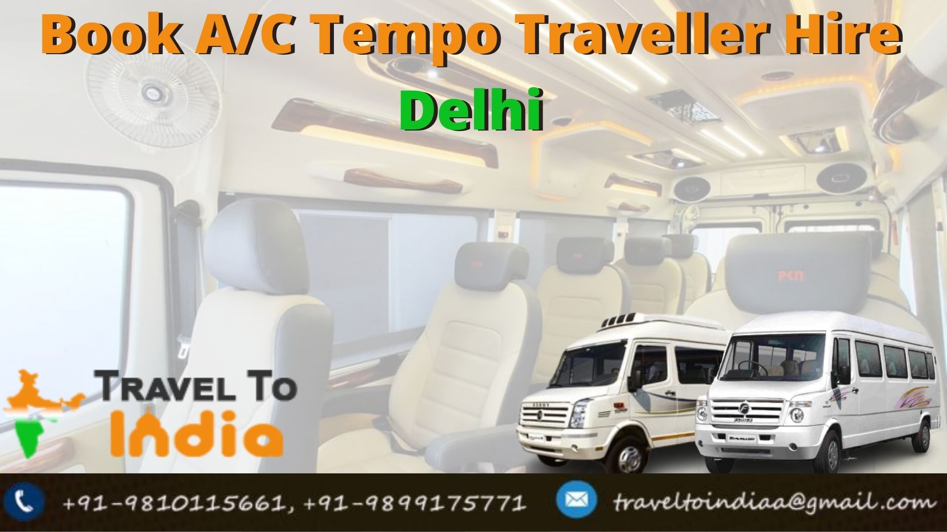 Book A/C Tempo Traveller Hire Delhi