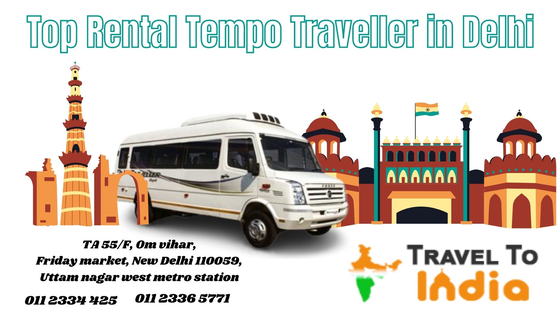 Top Rental Tempo Traveller in Delhi