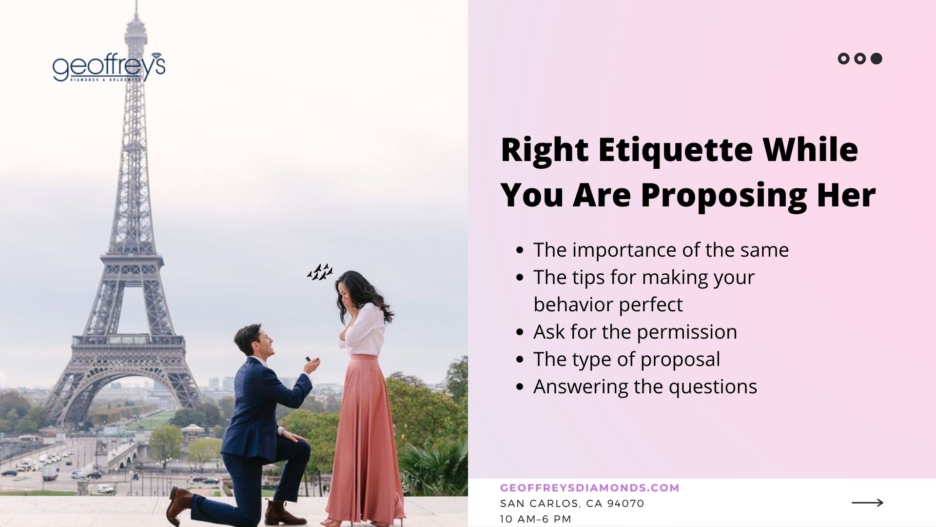 The Right Etiquette While You Are Proposing Her