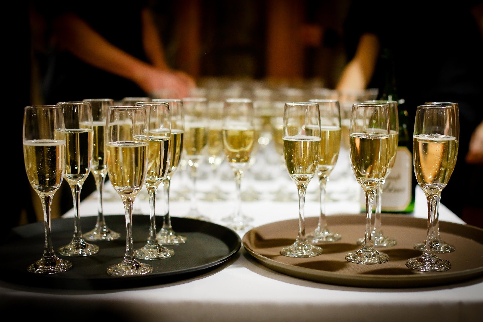 Sparkling wine like champagne