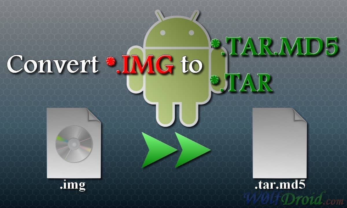 How to Convert IMG to TAR without PC