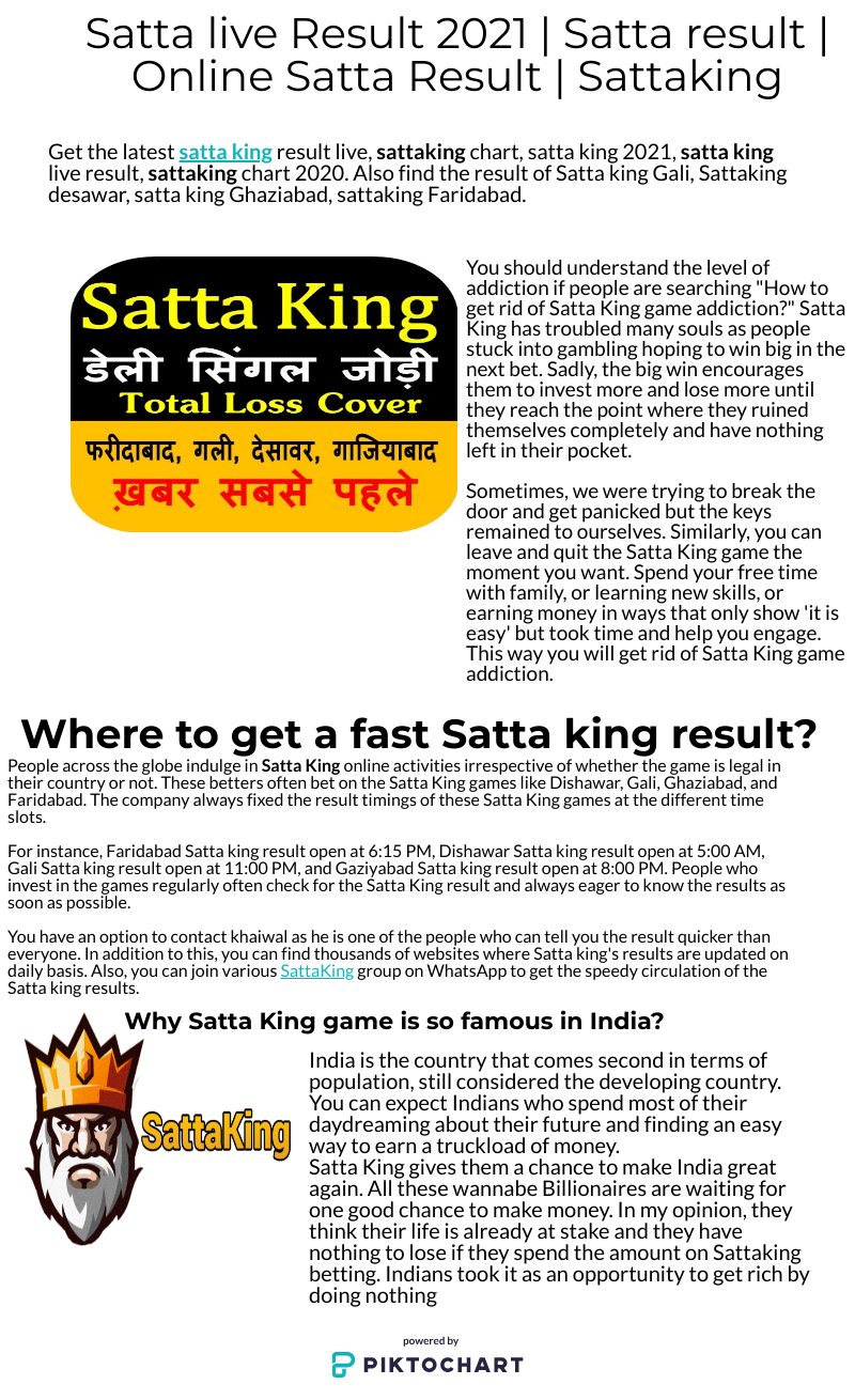 Sattaking | Satta King | Satta king Chart 2020 | Sattaking  result 2021