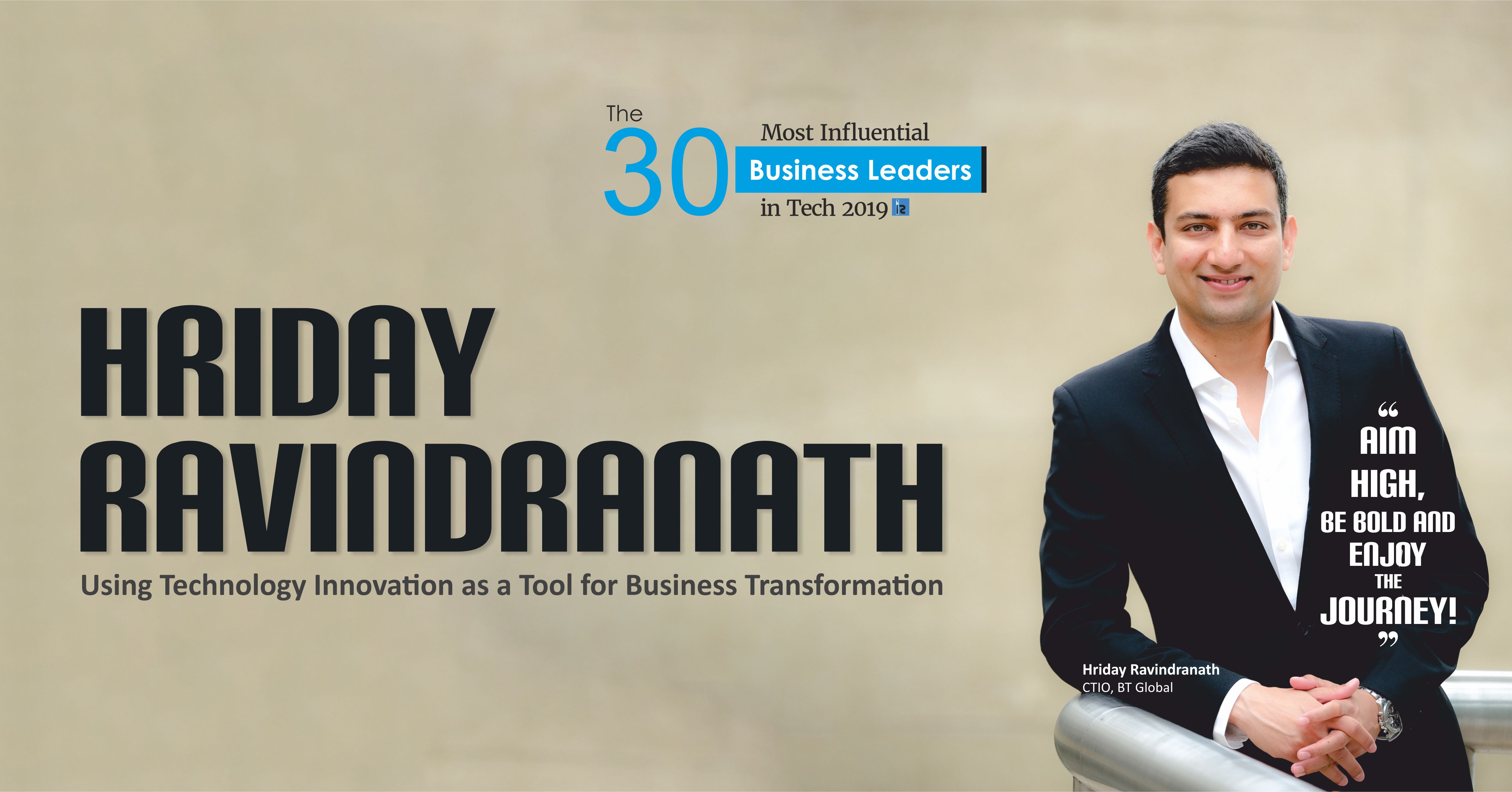 Hriday Ravindranath: Using Technology Innovation as a Tool for Business Transformation