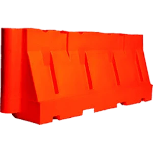 High Visibility Plastic Jersey Barrier | Crowd Control Warehouse