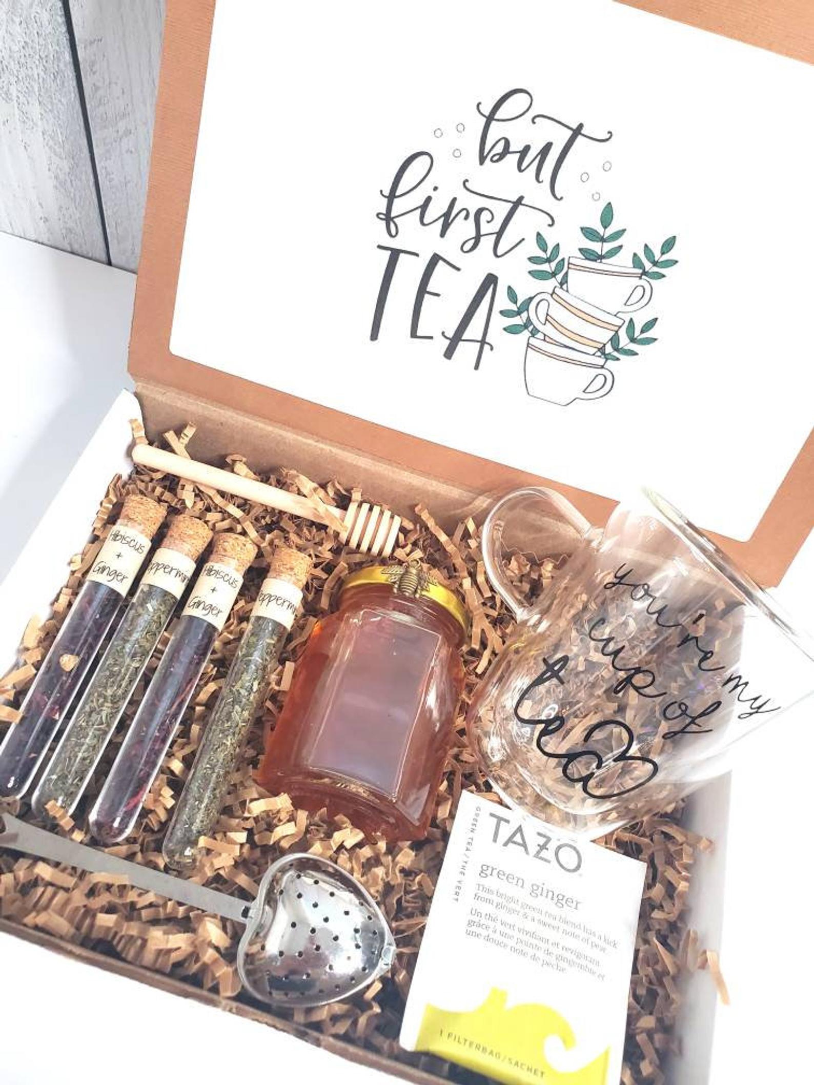 Tea Box | Tea Gift Set | Organic Teas | Tea Mug | Tea Cup | Tea Gift