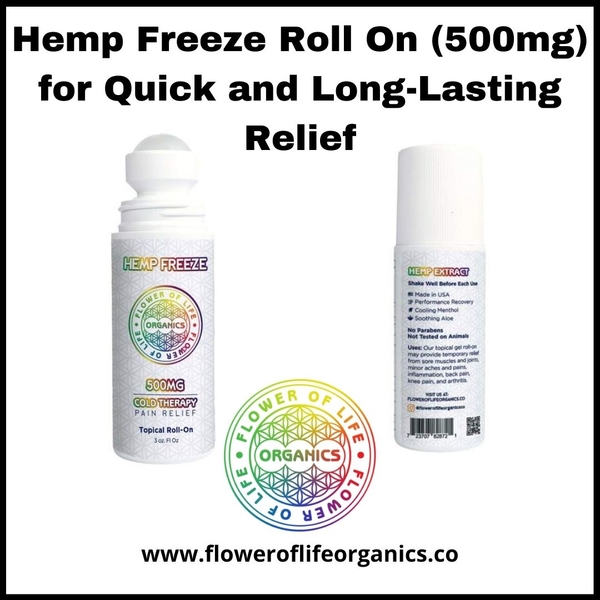 Get Hemp Freeze Roll On (500mg) for Quick and Long-Lasting Relief
