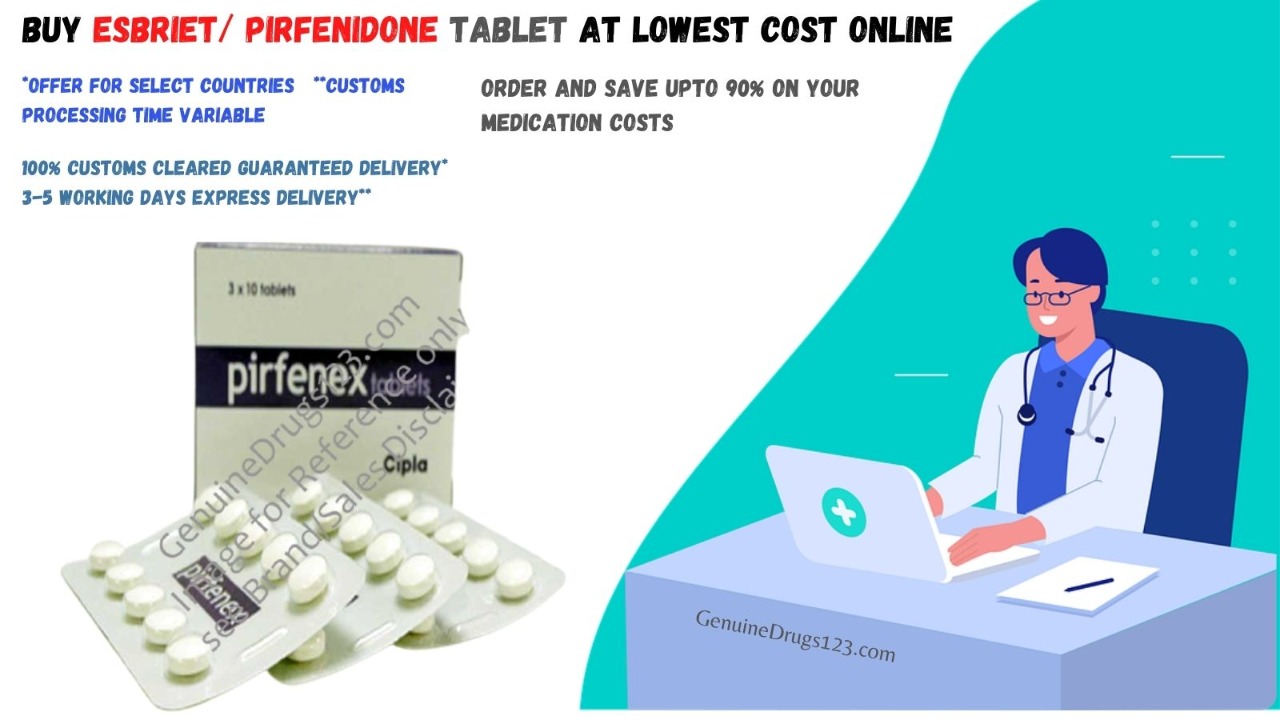 Buy ESBRIET/ Pirfenidone Tablet at Lowest Cost Online
