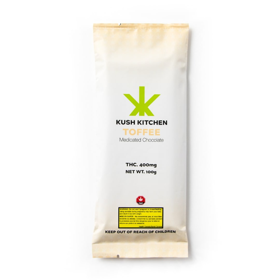 Kush Kitchen Chocolate & Toffee – 400mg (Vancouver)