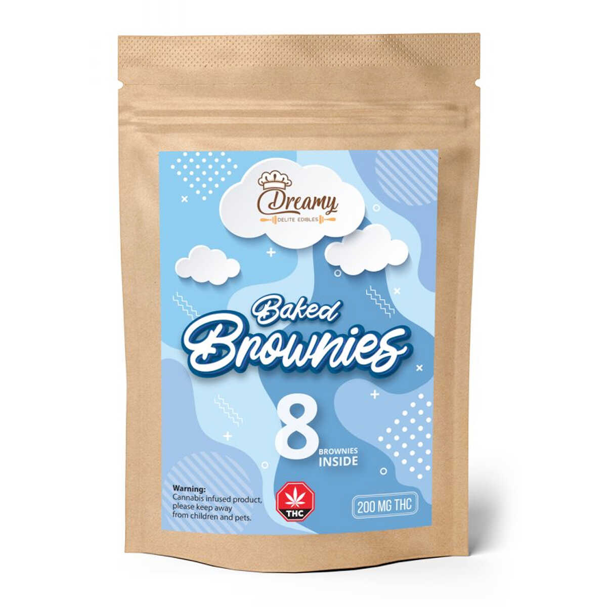 Dreamy Delite Baked Brownies – 200mg