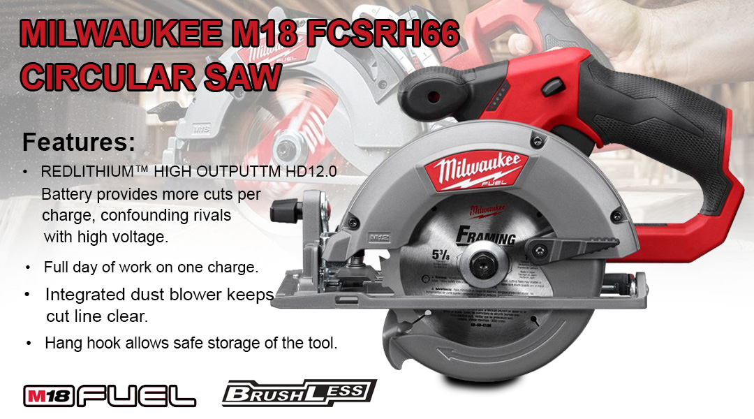 Milwaukee M18CCS55-0 18V M18 Fuel 165mm Circular Saw - Toptopdeal