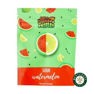 Get Wrecked Edibles – Sour Watermelon 150mg THC
