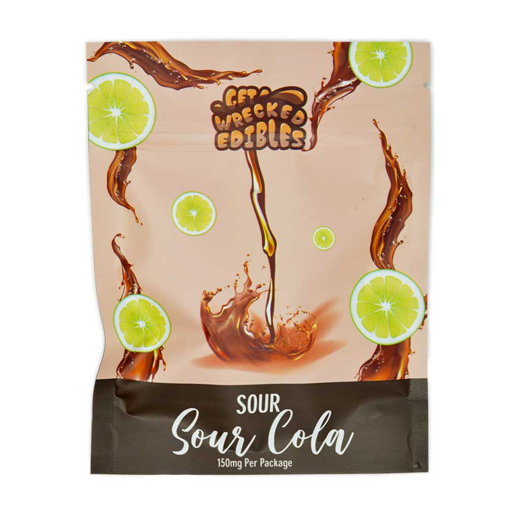 Get Wrecked Edibles – Sour Cola 150mg THC