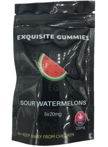Exquisite Gummies – Watermelon – 100mg