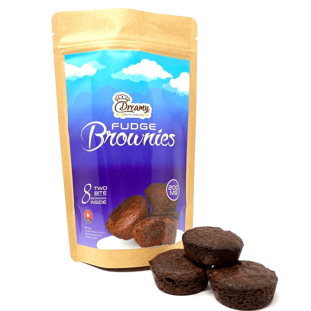 Dreamy Delite Edibles Fudge Brownies 200mg