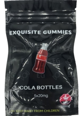 Exquisite Gummies – Cola Bottles – 100mg