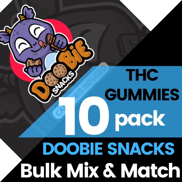 DOOBIE SNACKS – THC Edibles Mix & Match 10pk