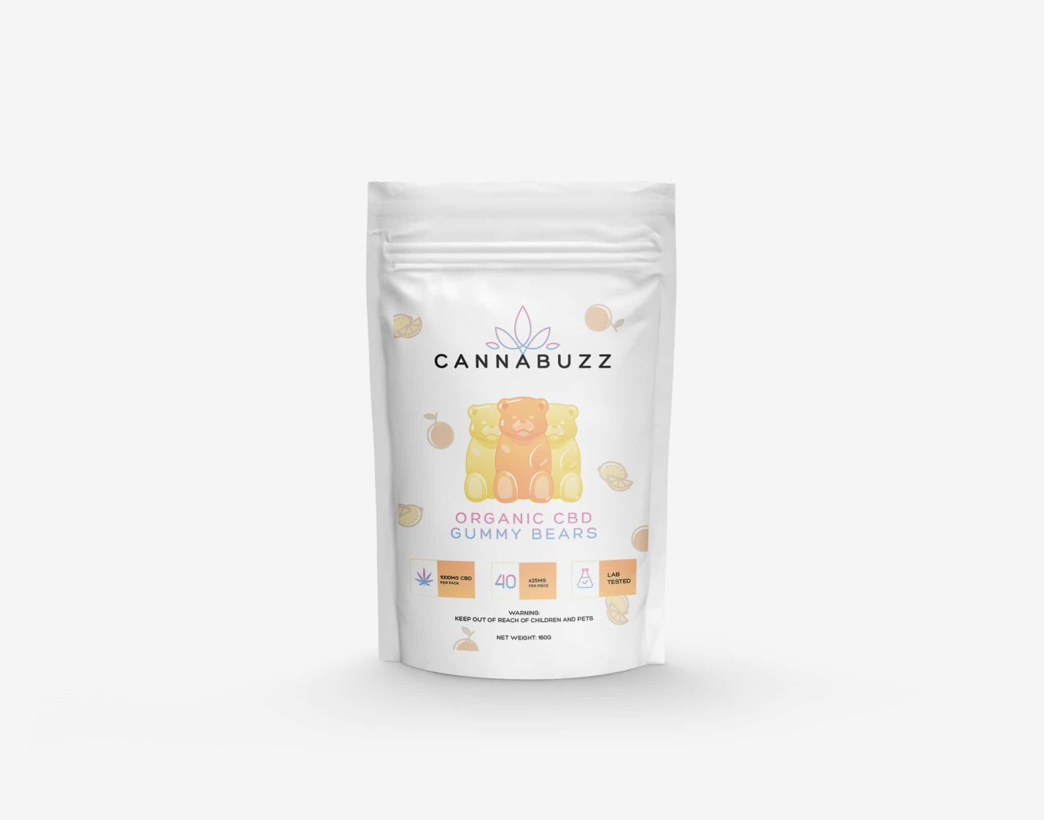 CANNABUZZ ASSORTED JUMBO GUMMY BEARS