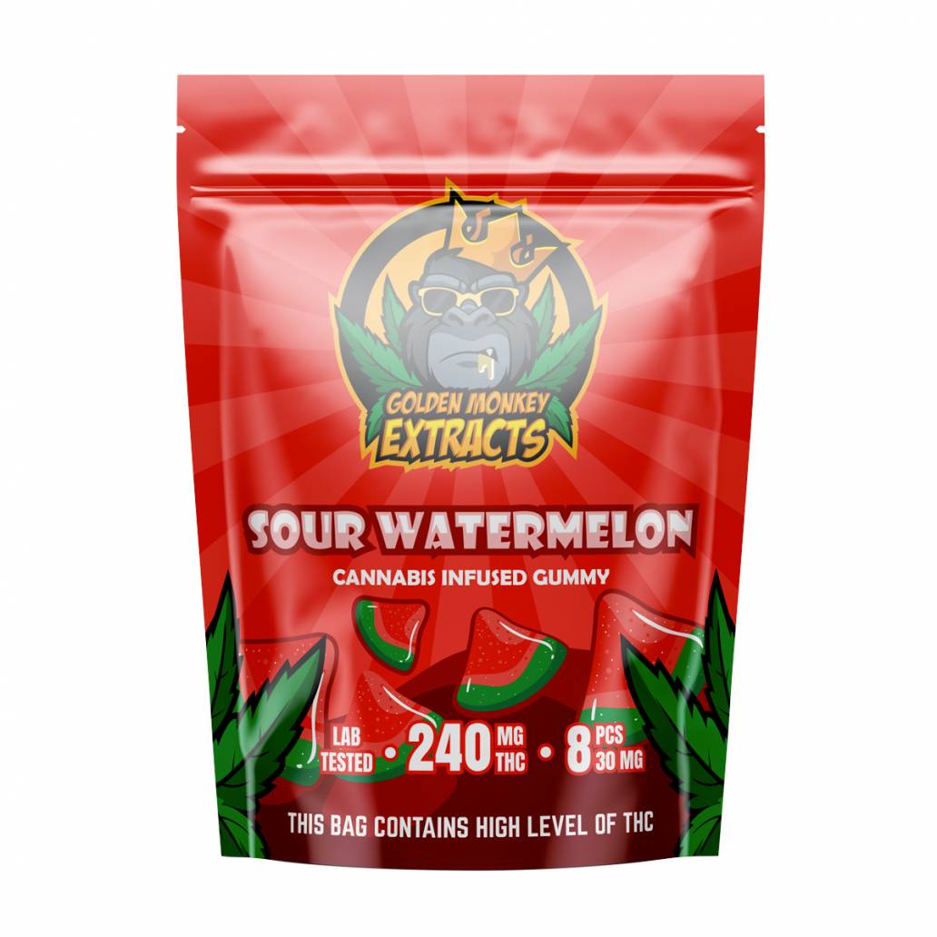 Golden Monkey Extracts – Sour Watermelon (240mg THC)
