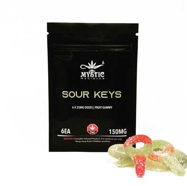 Sour Keys by Mystic Medibles (150mg THC)