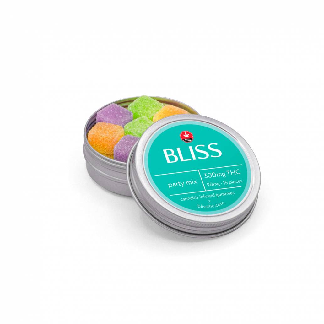 Bliss Edibles Party Mix 300mg