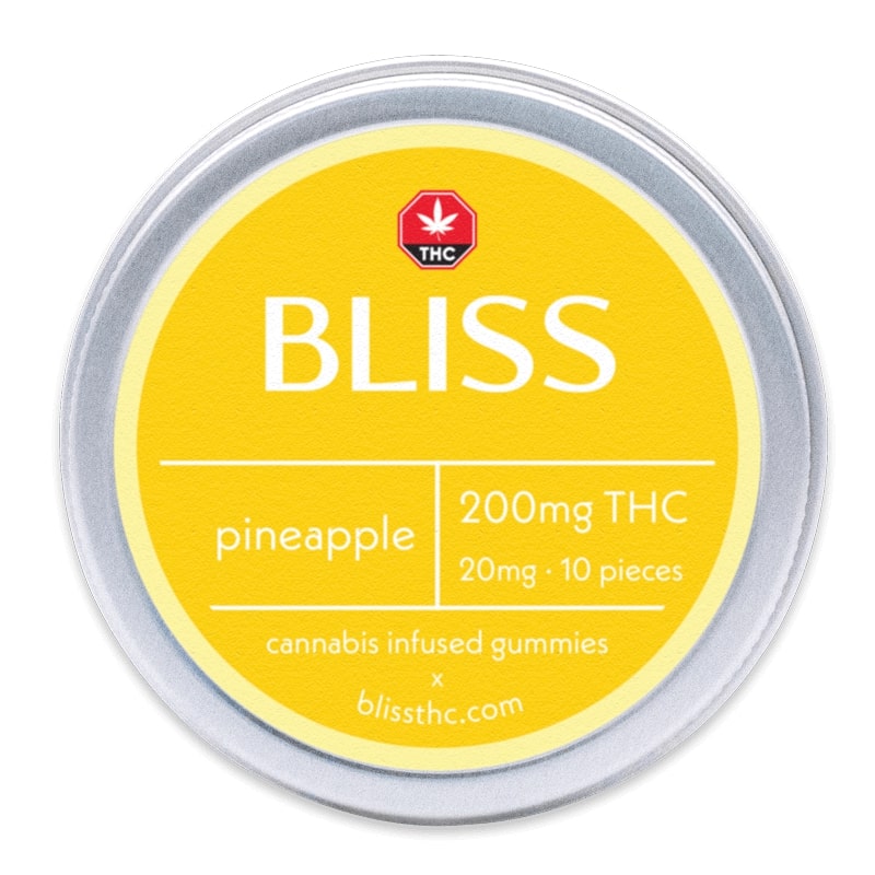 Bliss Edibles Pineapple 200mg