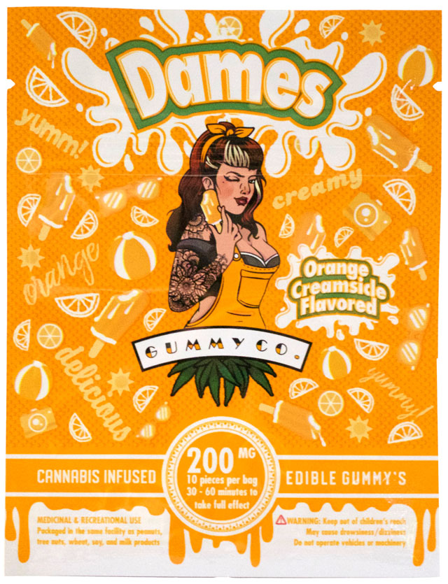 Dames Gummy Co Creamsicle 200mg