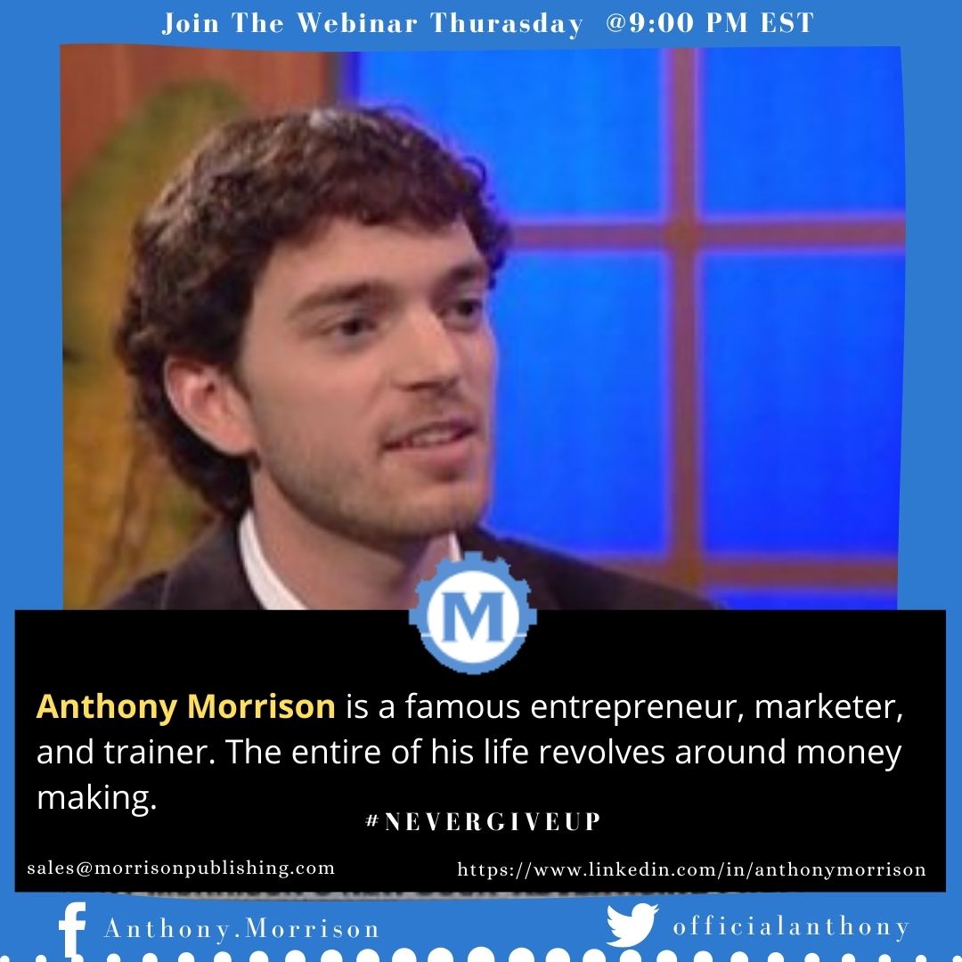 Let’s Connect On Linkedin | Anthony Morrison