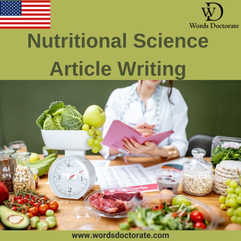 Nutritional Science Article Writing - Words Doctorate