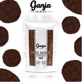 Ganja Edibles – Double Chocolate Cookie 30mg $8.00