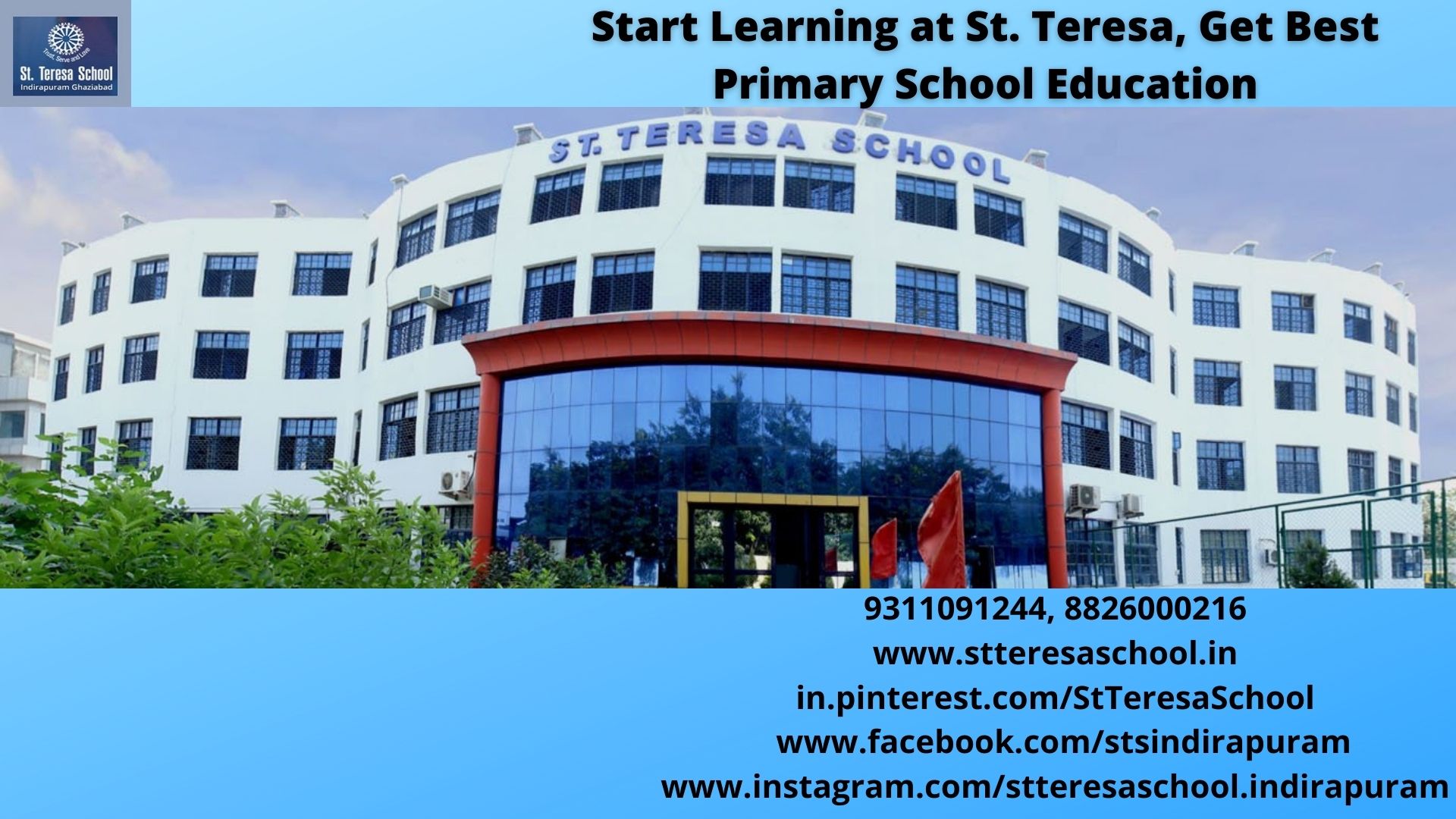 Start Learning at St. Teresa School, Get Best Primary School Education