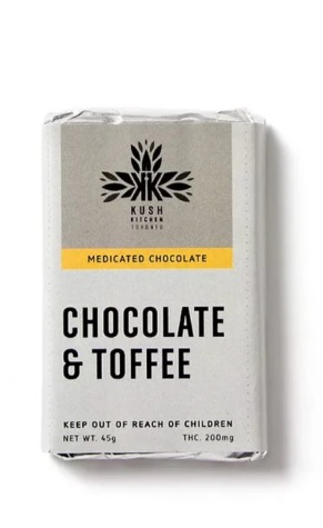 KUSH KITCHEN CHOCOLATE & TOFFEE 200MG THC