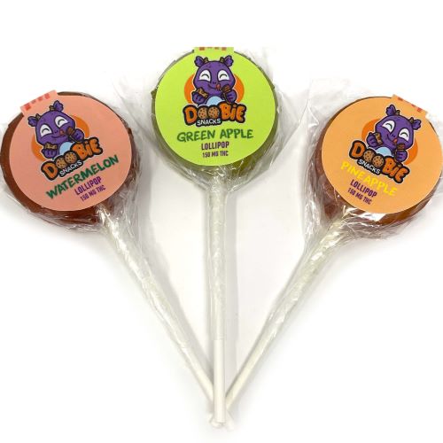 LOLLIPOPS 150MG THC BY DOOBIE SNACKS