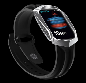 GRAY RESKAR Titanium Apple Watch Series 4/5/6 Case & Band
