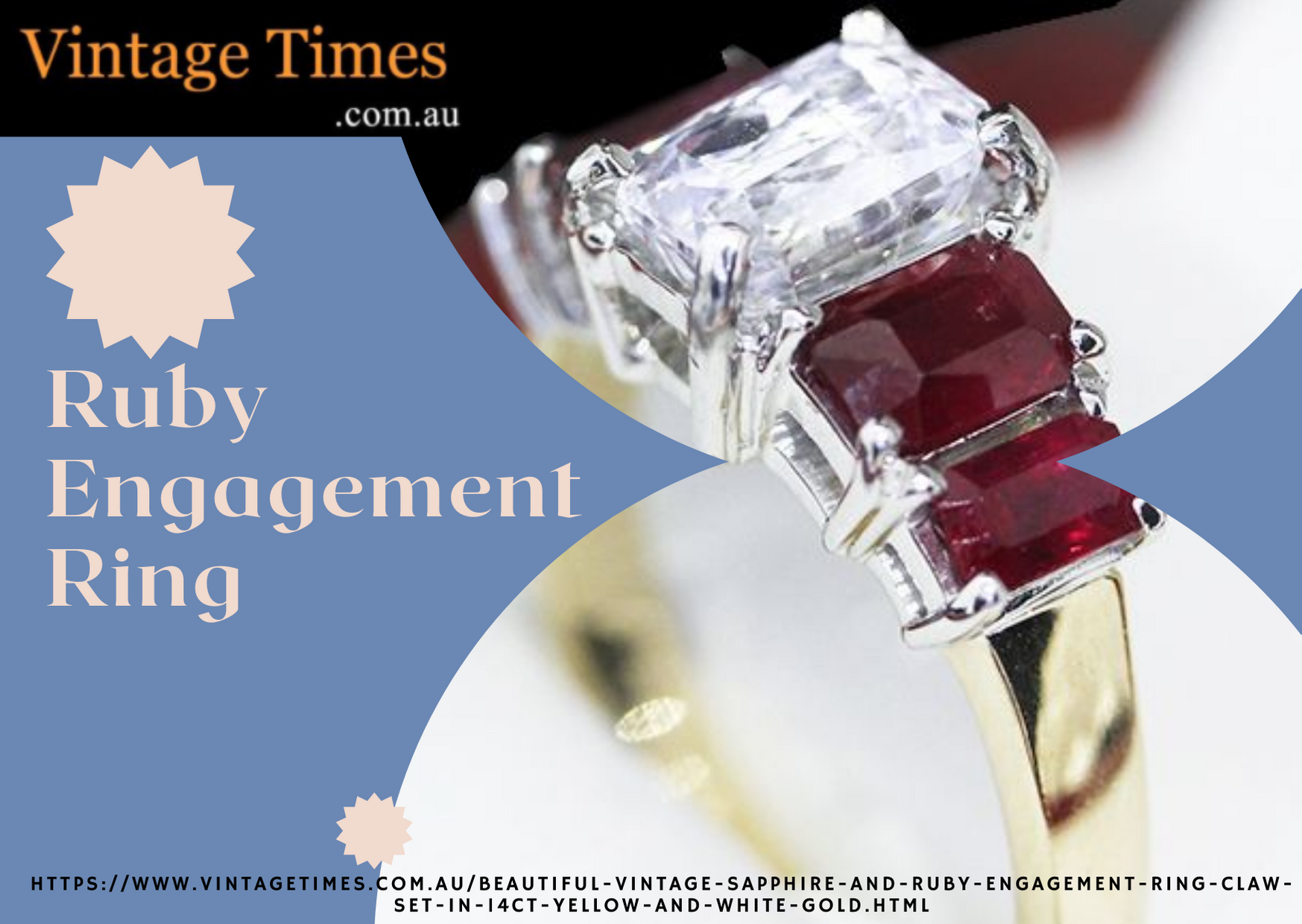 Shop Unique Ruby Engagement Ring | Vintage Times