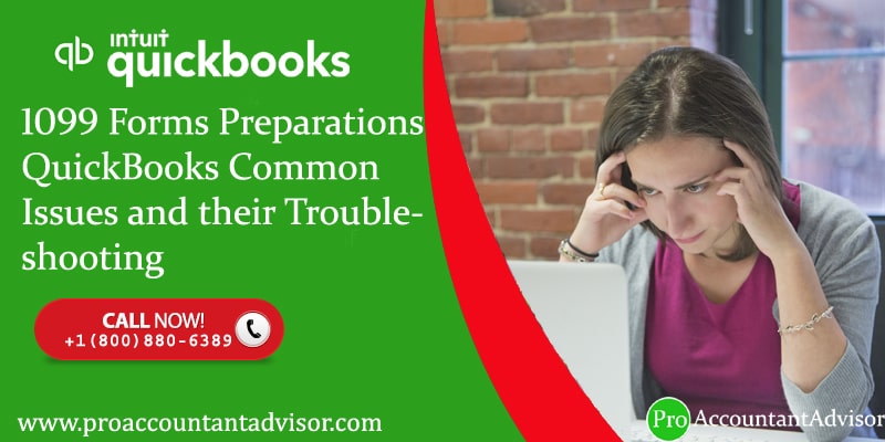 1099 forms Preparations- QuickBooks Common issues and their troubleshooting