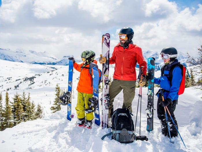 Ski Gear & Equipment; Used In Skiing to Glide over Snow and Avoid the Occasional Accident
