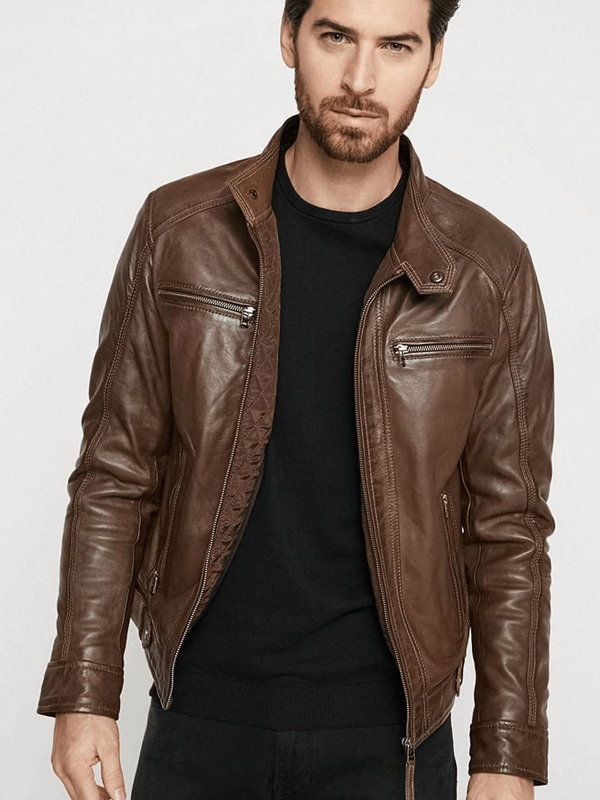 Men's Leather Jacket - Enjoying Every Trip with Style