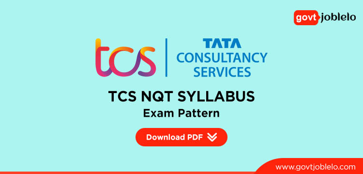 TCS NQT 2021 Syllabus - National Qualifier Test Exam Pattern