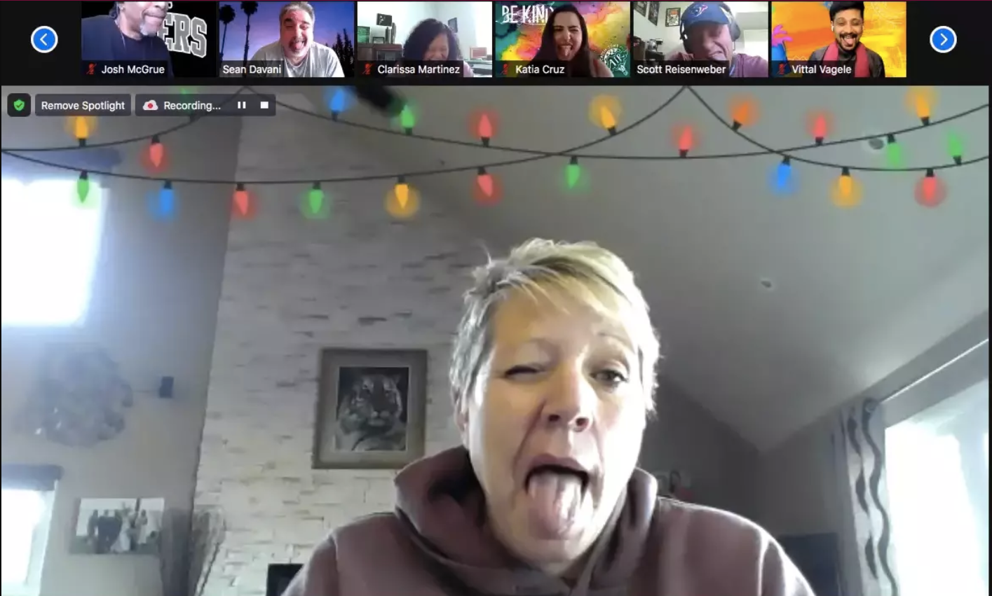 Virtual office Olympics ideas