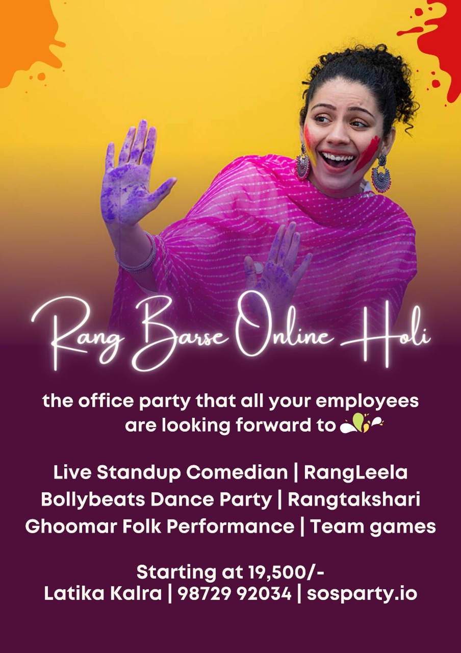 Holi Celebration in office