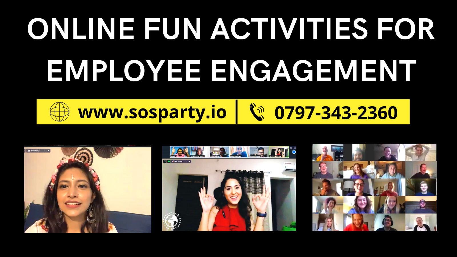 Online fun activities for employee engagement
