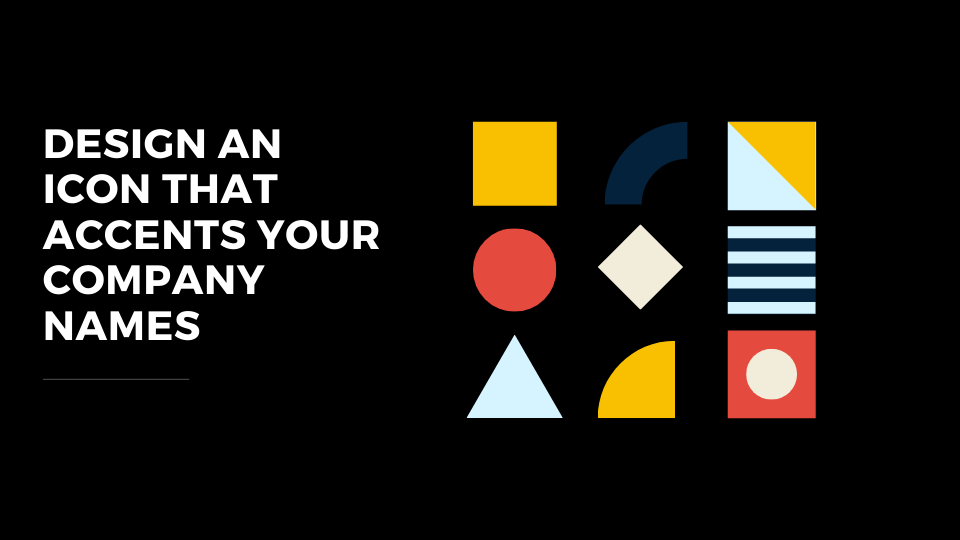 Design an Icon That Accents Your Company Names