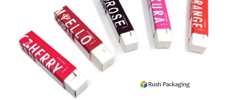 Best beautiful Lipstick Box Template makes by Rush Packaging